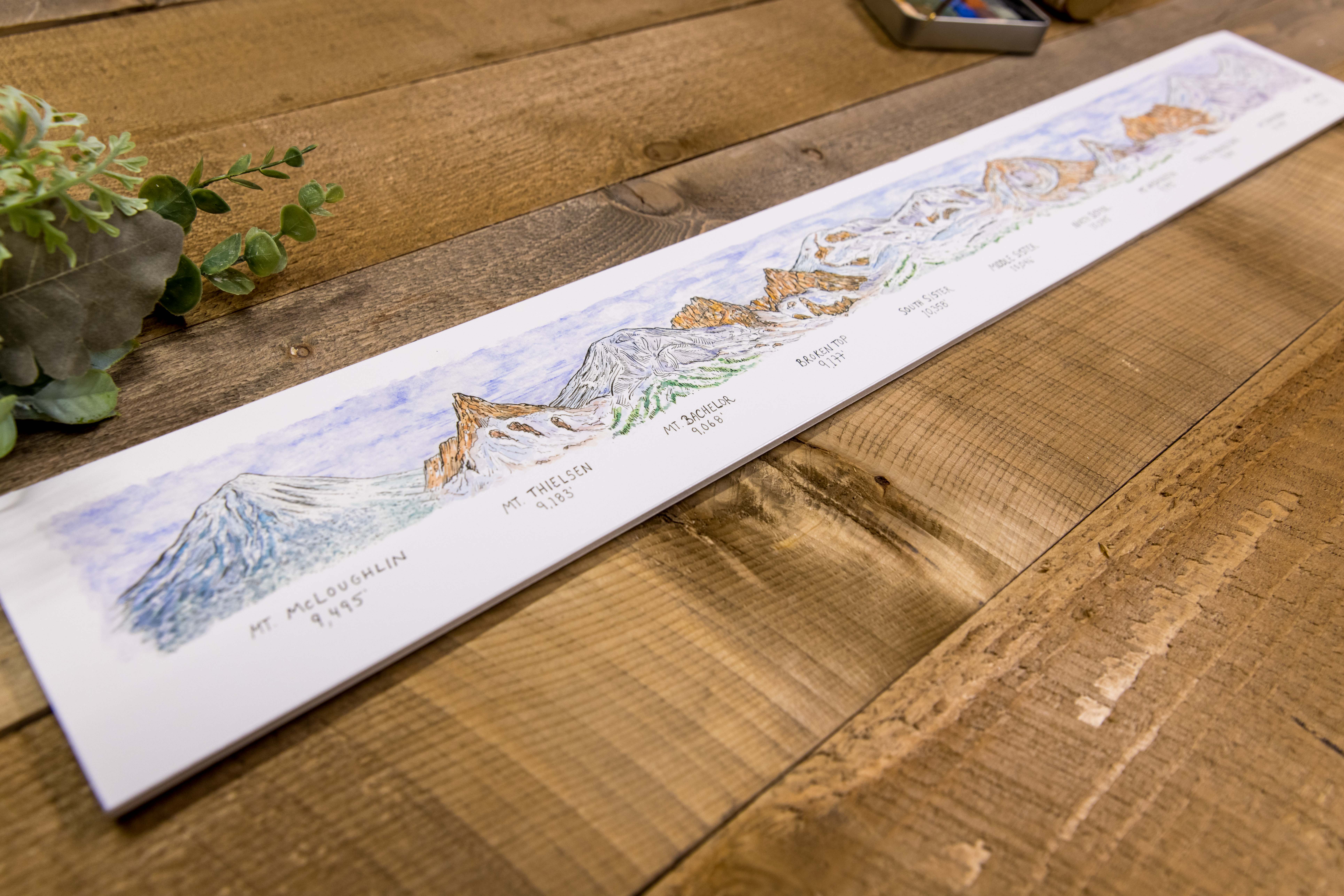 Hiker Booty - Wholesale Art Print - Oregon Mountainscape4