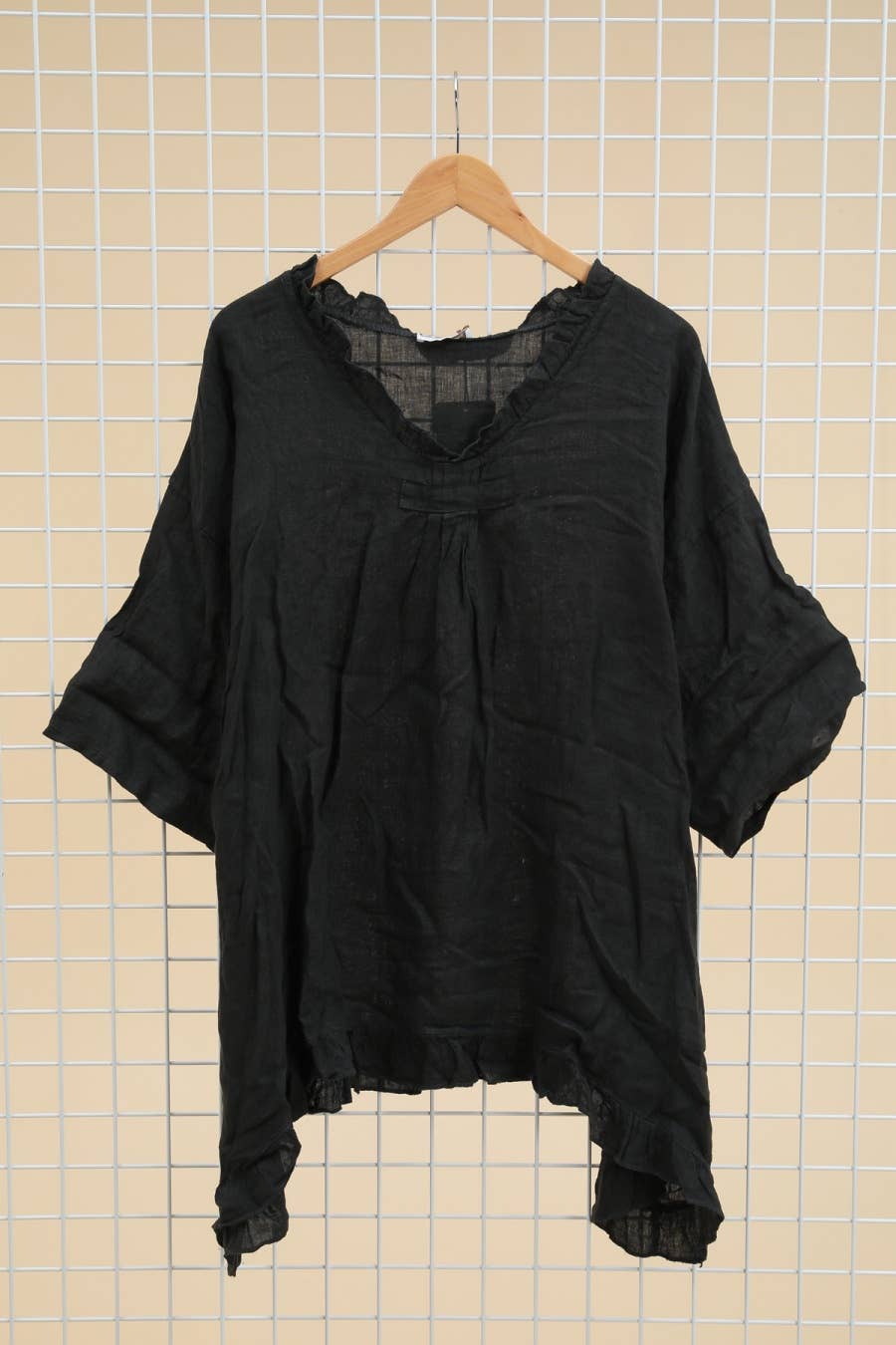 Lea & Luc - Grandes Tailles – Túnica - Mulher por atacado – Túnica de linho plus size com caimento solto33