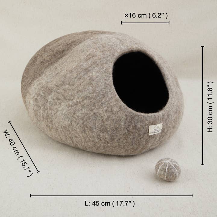 Mishum - Wholesale Pet Cave - Cat/Dog - Cat Cave Neutral Tones - Limited Edition6