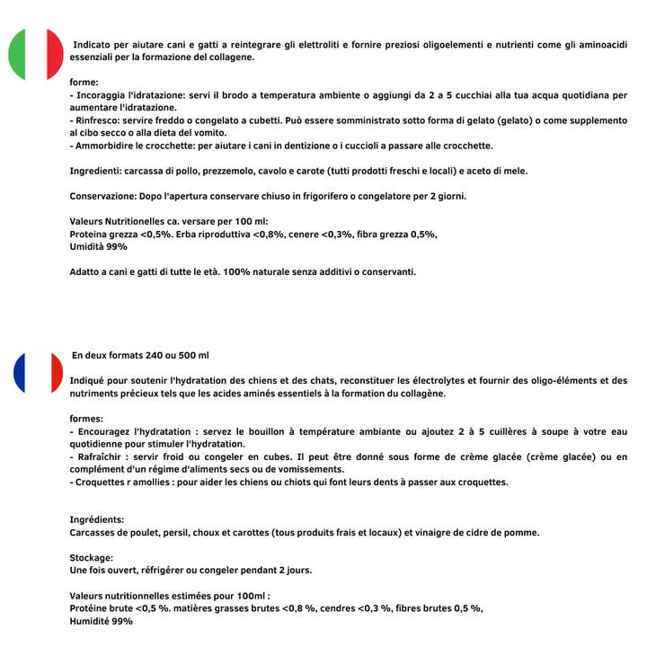 Waniyanpi - Wholesale Pet Food - Dog - Super hydrating broth for dogs and cats3