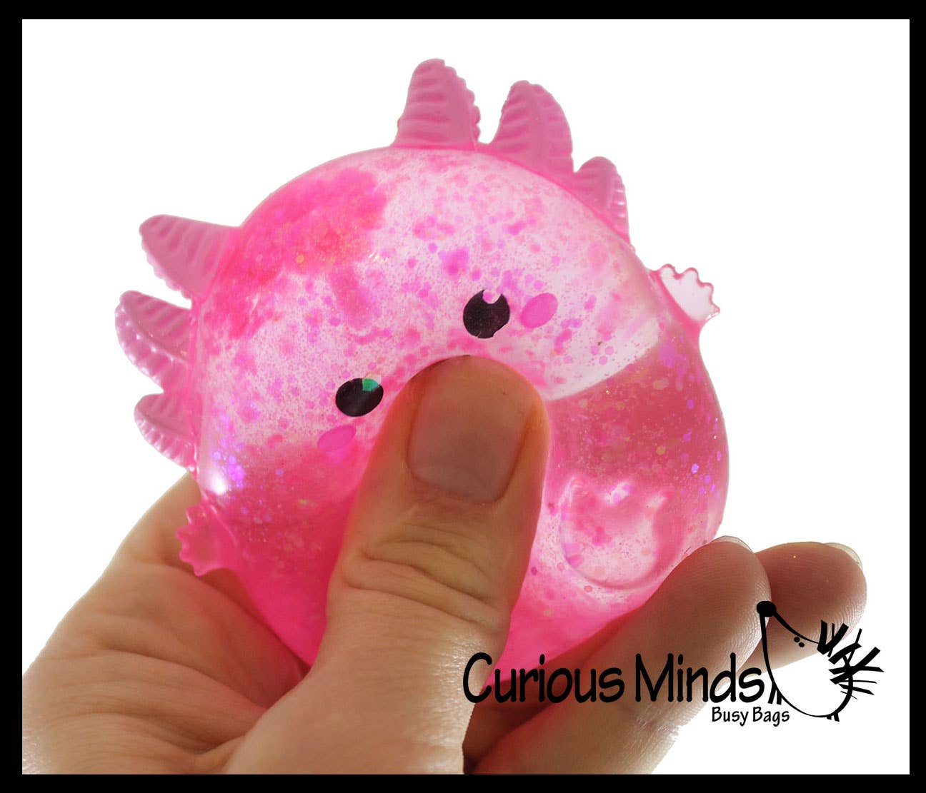 Curious Minds Toys - Wholesale Squishy toy – Kids & Baby - 1 Axolotl Sugar Ball - Syrup Molasses Thick Glue/Gel Stress11