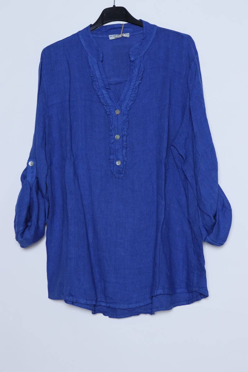 LÉA & LUC – wholesale Blus - Dam – Blus i 100 % linne REF. 664910