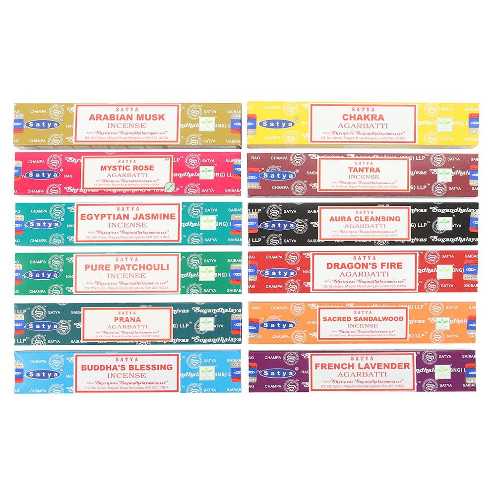 Something Different Wholesale - Wholesale Incense - 12 Packs of Assorted Fragrance Incense Sticks by Satya0