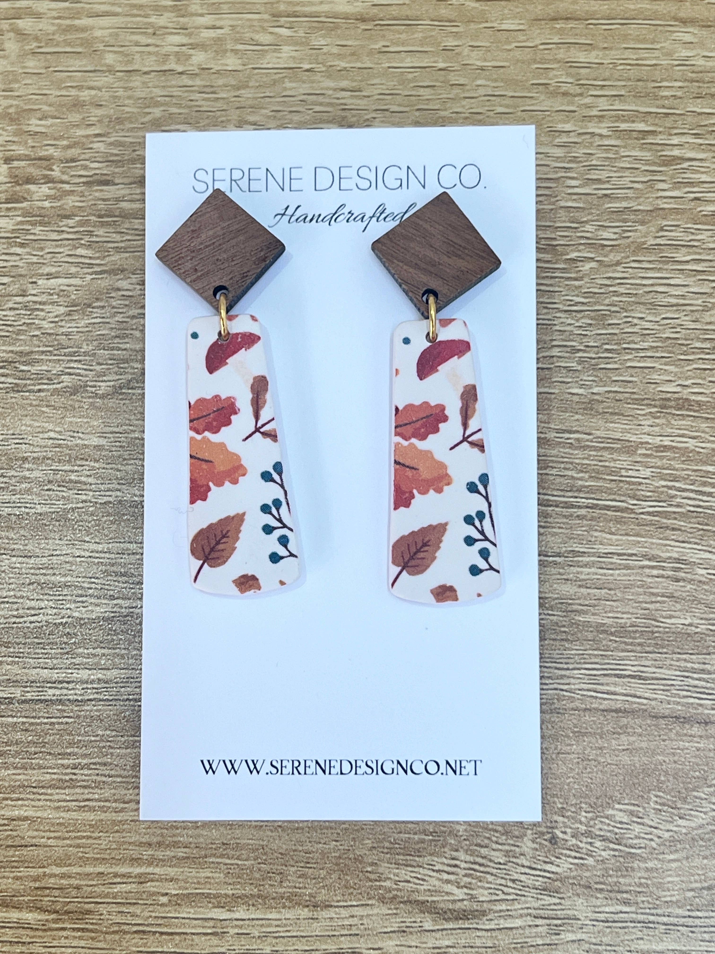 Serene Design Co. - Wholesale Dangle Earrings - Fall Foliage Earrings2