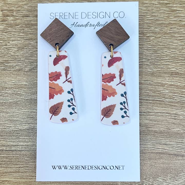 Serene Design Co. - Wholesale Dangle Earrings - Fall Foliage Earrings2