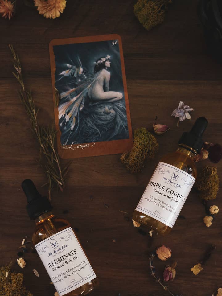 Illuminate Botanical Body Oil for wholesale by The Faerie Glen