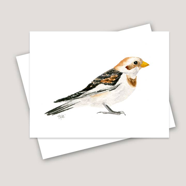 Snow Bunting for wholesale by Kelli McNichols Art