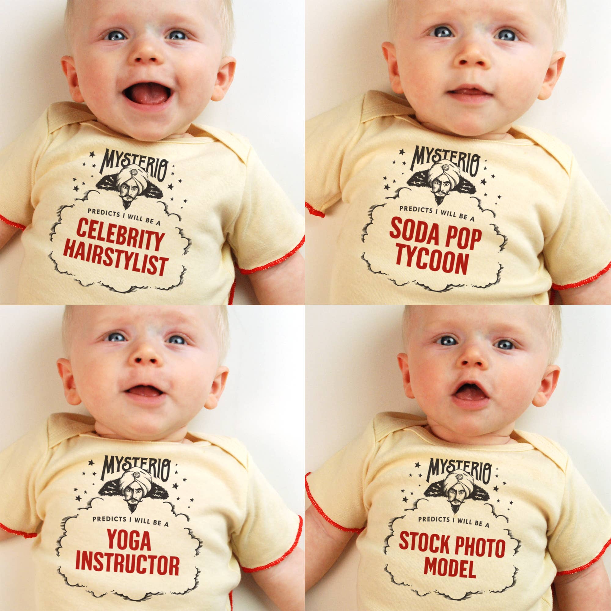 Wry Baby - Wholesale Screen Printed T-Shirt - Baby - Mysterio's Future-Predicting Baby Tee | Best Baby Clothing3