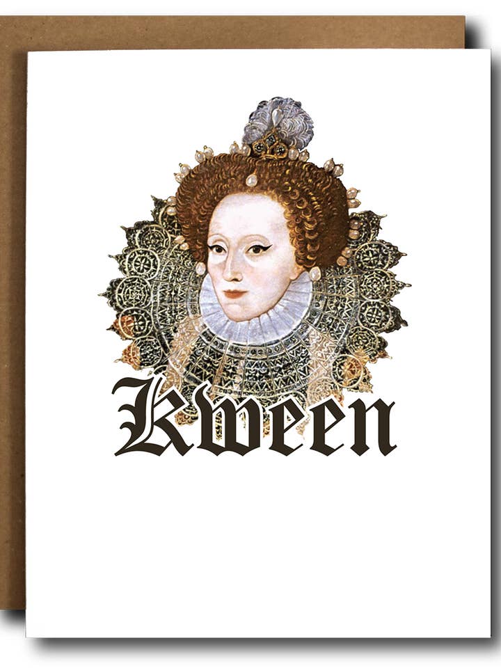 Kween Pride LBGTQ Card for wholesale by The Card Bureau