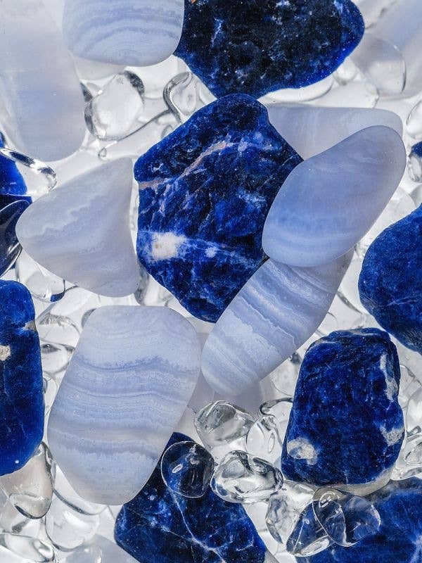 VitaJuwel USA - Wholesale Spiritual Stone/Crystal - GemPod BALANCE with Sodalite, Chalcedony, Clear Quartz1