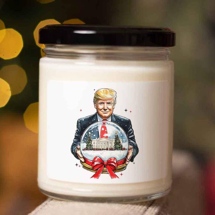 Vela de Natal Divertida do Trump Vela de Férias Divertida 4 por atacado de VenusArtsShop