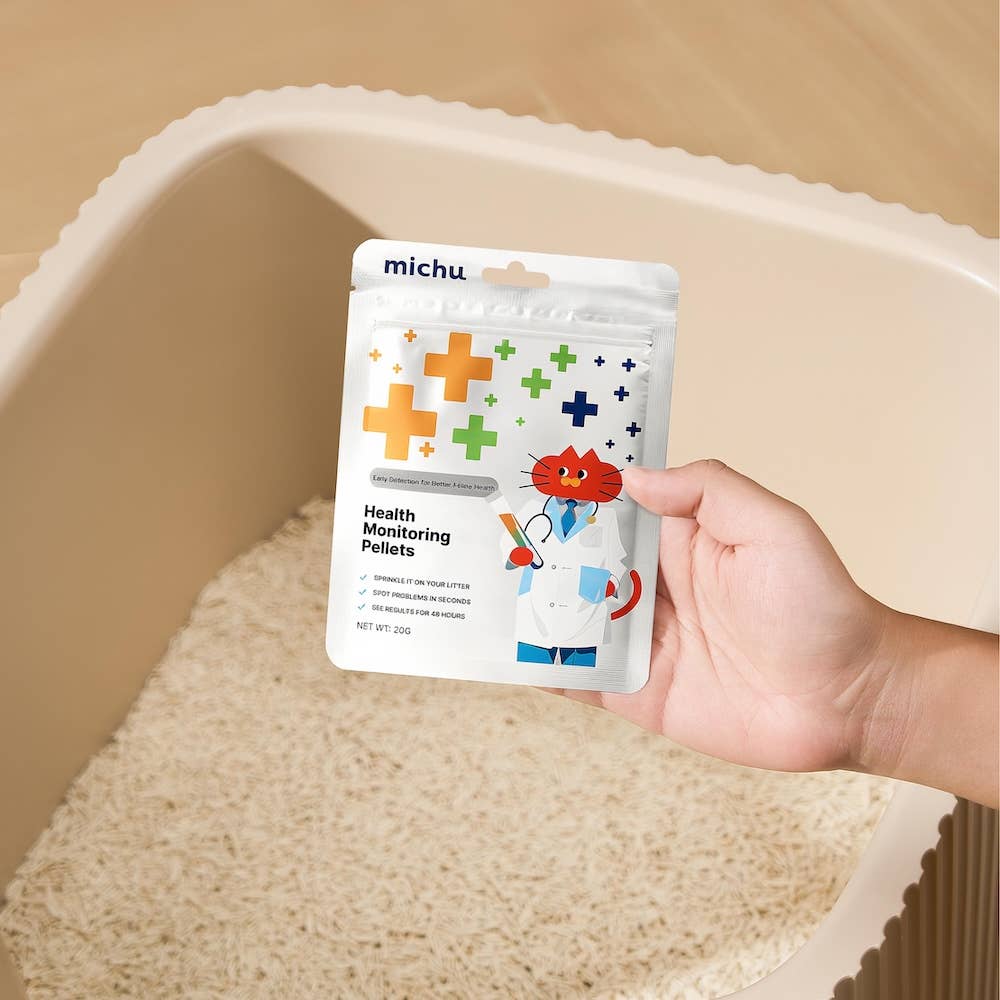 MichuPet - Wholesale Cat Litter - Michu Cat Health Monitoring Pellets - Colour Changing Indica4