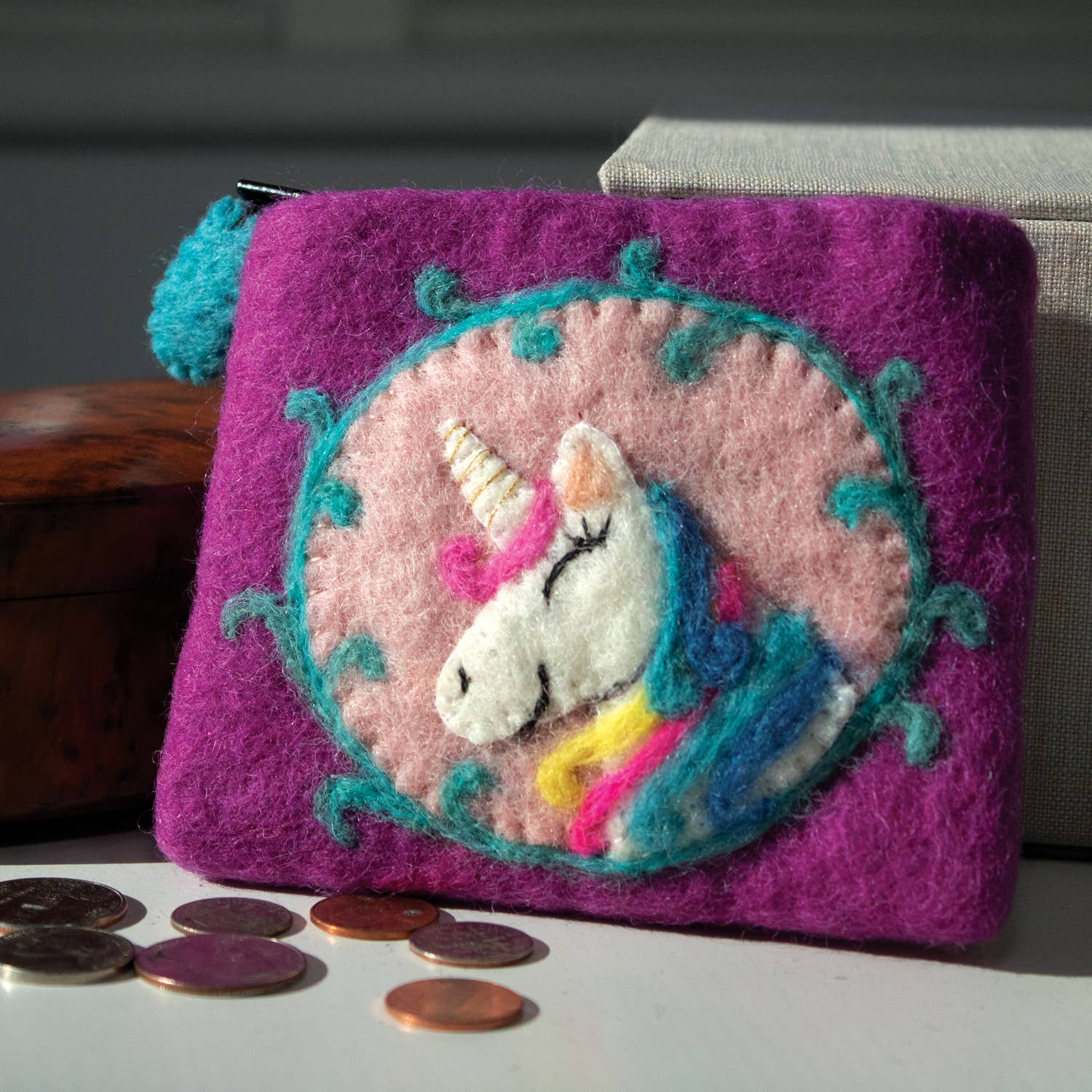 dZi Handmade - Wholesale Coin Purse - Women's - Unicorn Coinpurse3