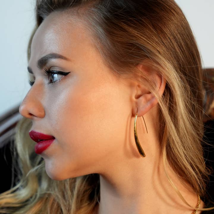 ADARA: Abstract Elegance. Avant-Garde Geometric Earrings for wholesale by HACKNEY NINE