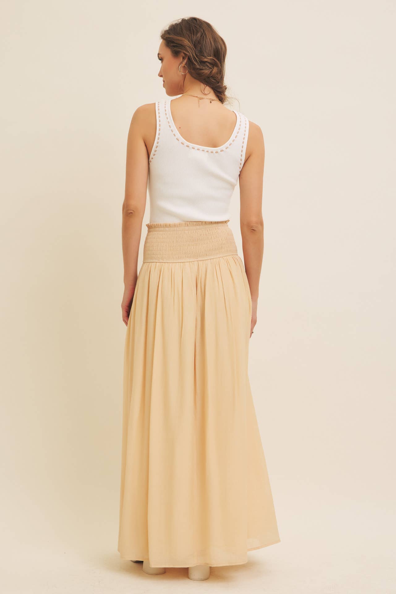 in february - Wholesale Knit Sweater - Women's - EVERYDAY SOFT CONTRAST STITCH LUXE SWEATER TANK17