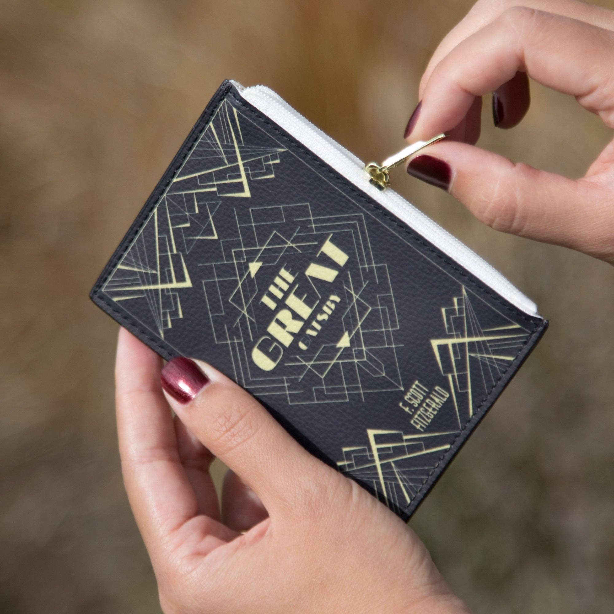 Well Read Company - Vendita all'ingrosso Portamonete - Donna - Portamonete Nero Art Deco The Great Gatsby0