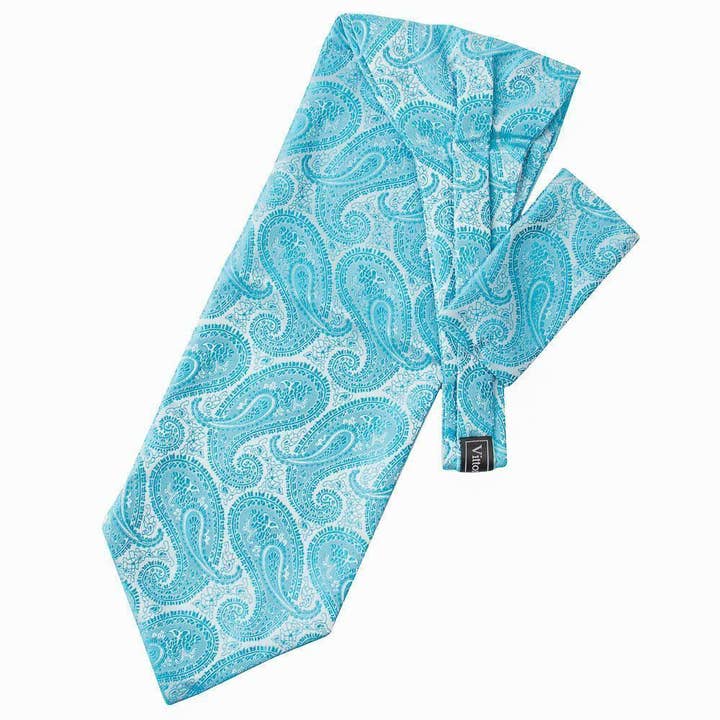 Dubal Brothers - Wholesale Pocket square – Men’s - Vittorio Farina Paisley Tone On Tone Ascot & Pocket Square by Classy Cufflinks6