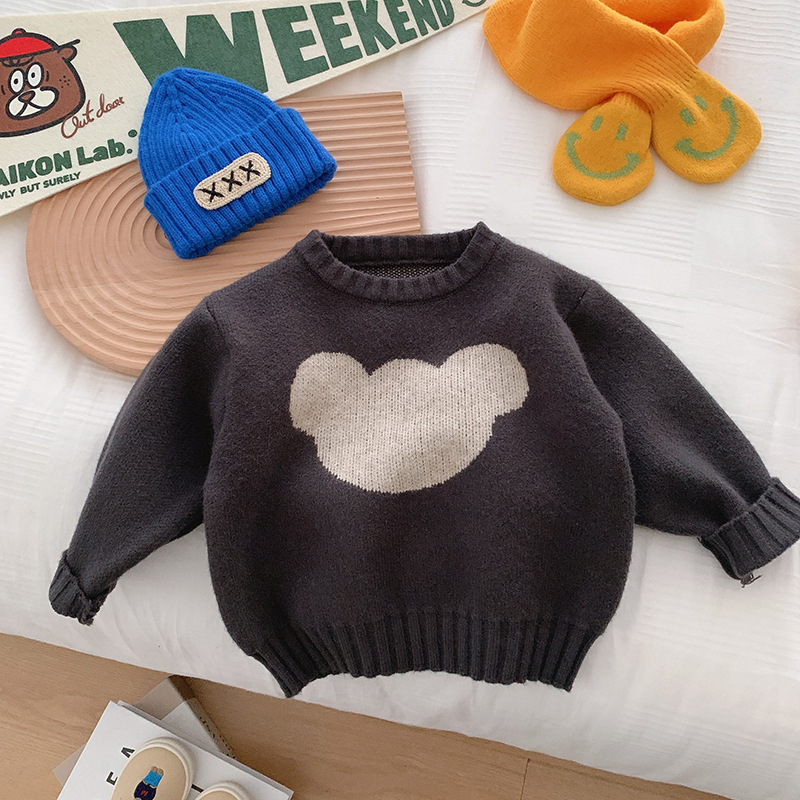 Annie & Charles – Engroshandel Sweater - Børn – Annie & Charles® MICKEY striktrøje0