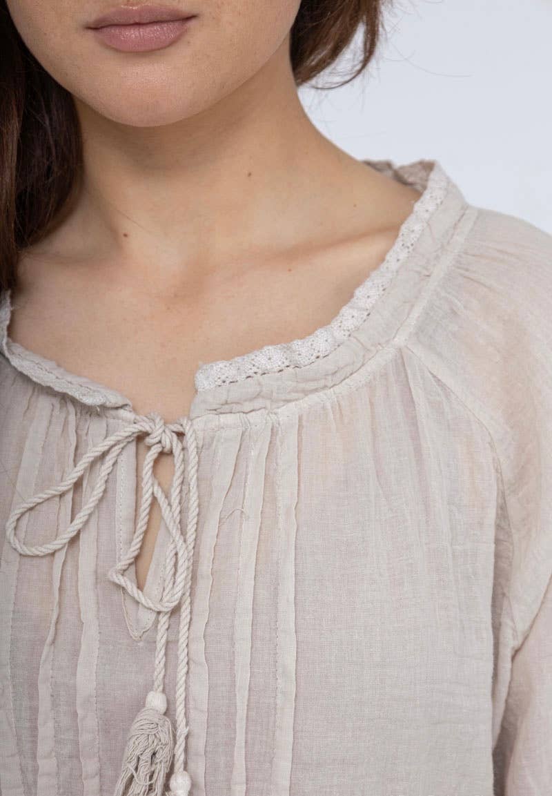 LINEN & COTTON HOUSE - Wholesale Blouse - Women's - 10074 SPRINT SUMMER CLOTHING COTTON BLOUSE22