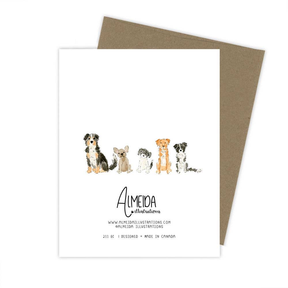 Almeida Illustrations - Wholesale Sympathy Card - Rainbow Pet Loss Sympathy Card1
