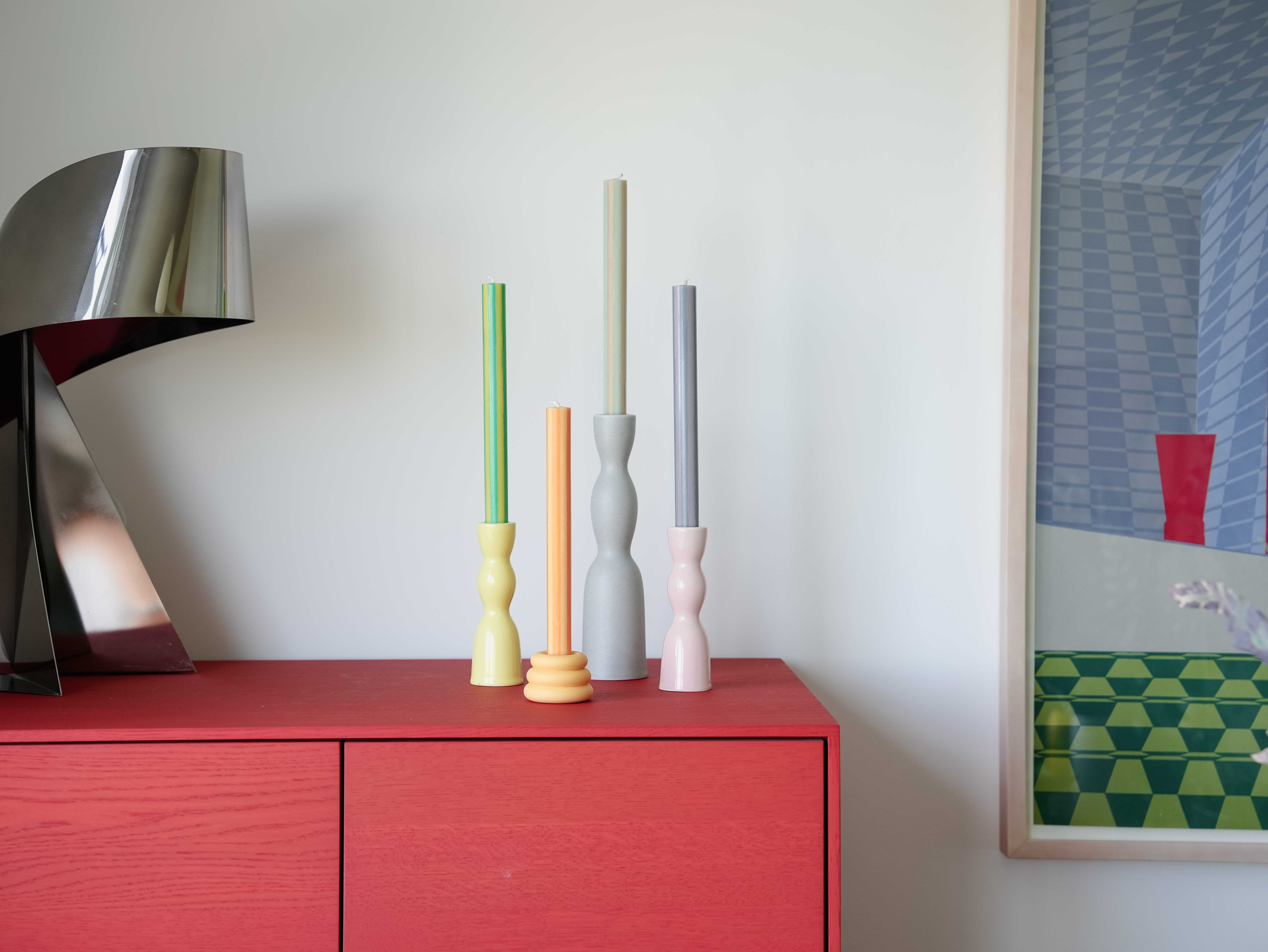 YOD&CO - Wholesale Tapered Candle/Candlestick - Stripe Dinner Candle (STOCK)29