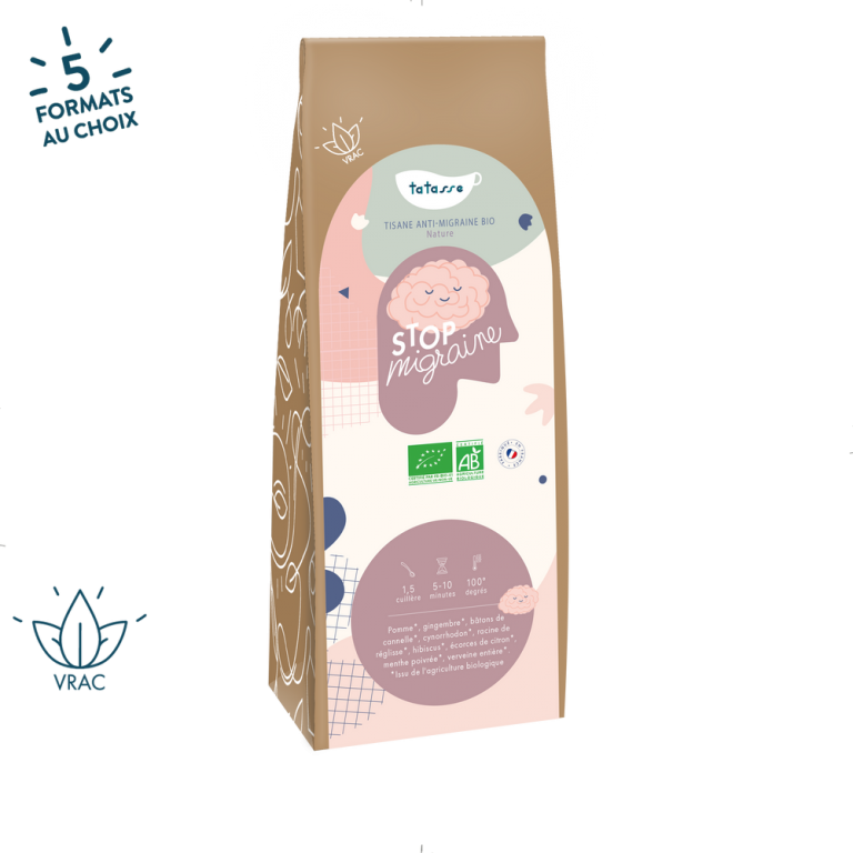 Tatasse - Wholesale Health/Detox Tea - Stop Migraine - Organic anti-migraine herbal tea1