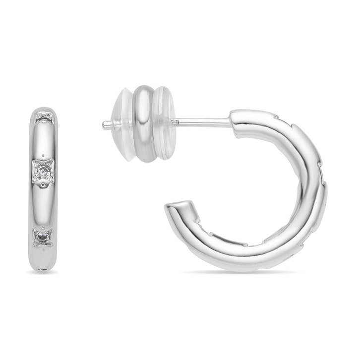 Luxenter Sisah øreringe i sølvfinish for engroshandel hos Luxenter