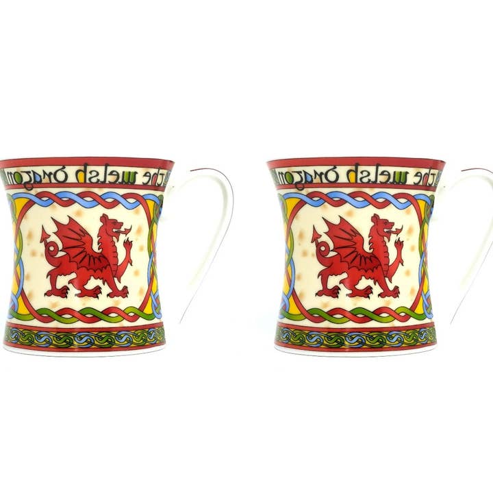 Tasse en céramique The Welsh Dragon pour la vente par Dublin Gift Company