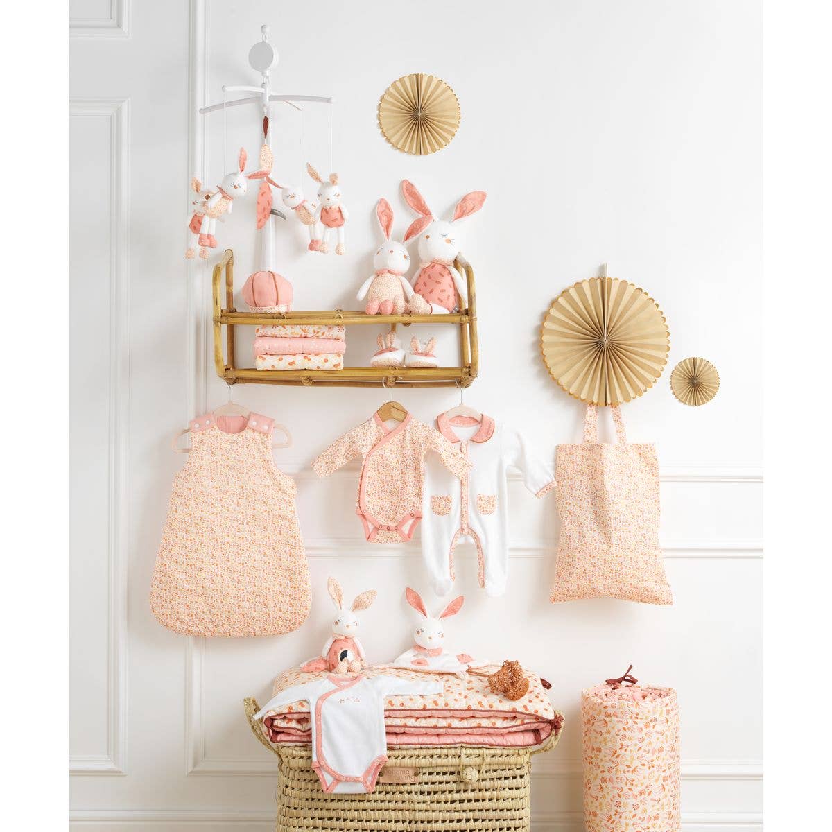 Sauthon - Wholesale Bodysuit (Non-Footed) - Baby - SET OF 3 ESMEE 1-MONTH BODYSUITS2