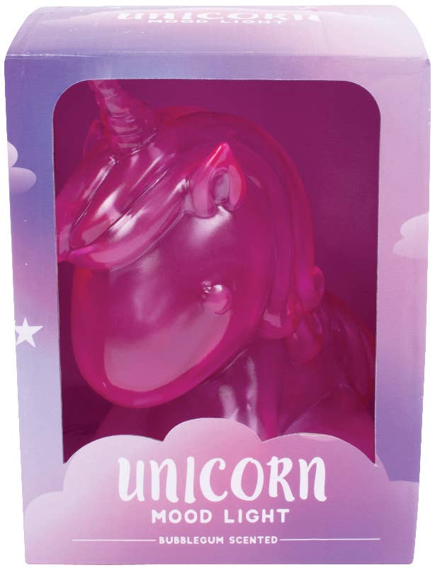 Iscream - Wholesale Night Light - Unicorn Pink Jelly Mood Light - Bubblegum Scented