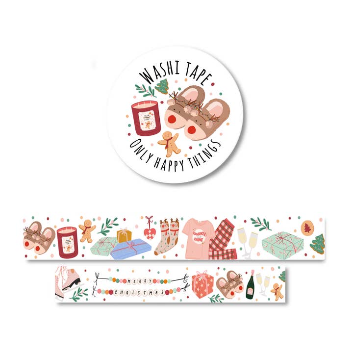 Only Happy Things Stationery - Wholesale Washi Tape - Washi tape Christmas girl