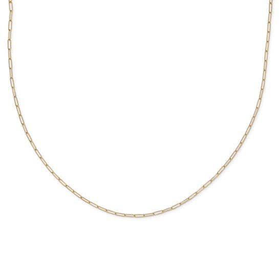 14k Rundet Papirclips Halskæde for engroshandel hos Also, Freedom