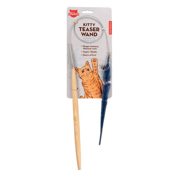 Kitty Teaser Wand for wholesale by Kikkerland Design Inc