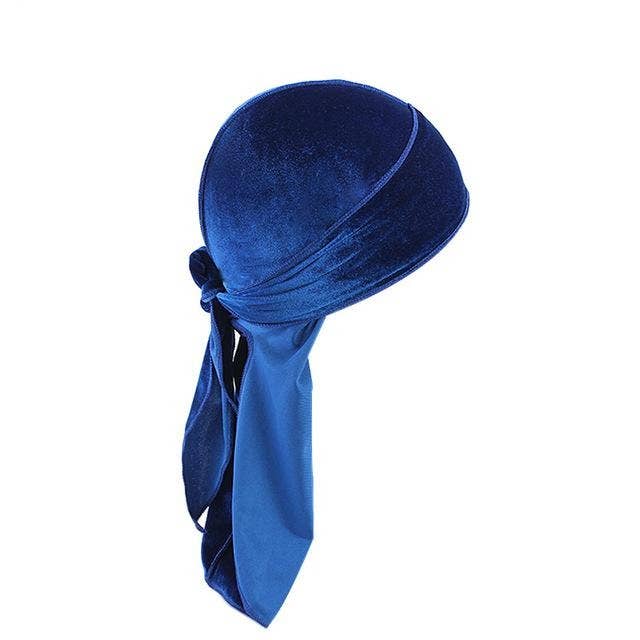 Taelor Boutique – wholesale Durag/wave cap – Unisex – Royal Blue Velvet Durag