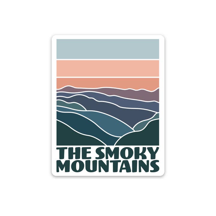 Autocollant Smoky Mountains pour la vente par traveldashery