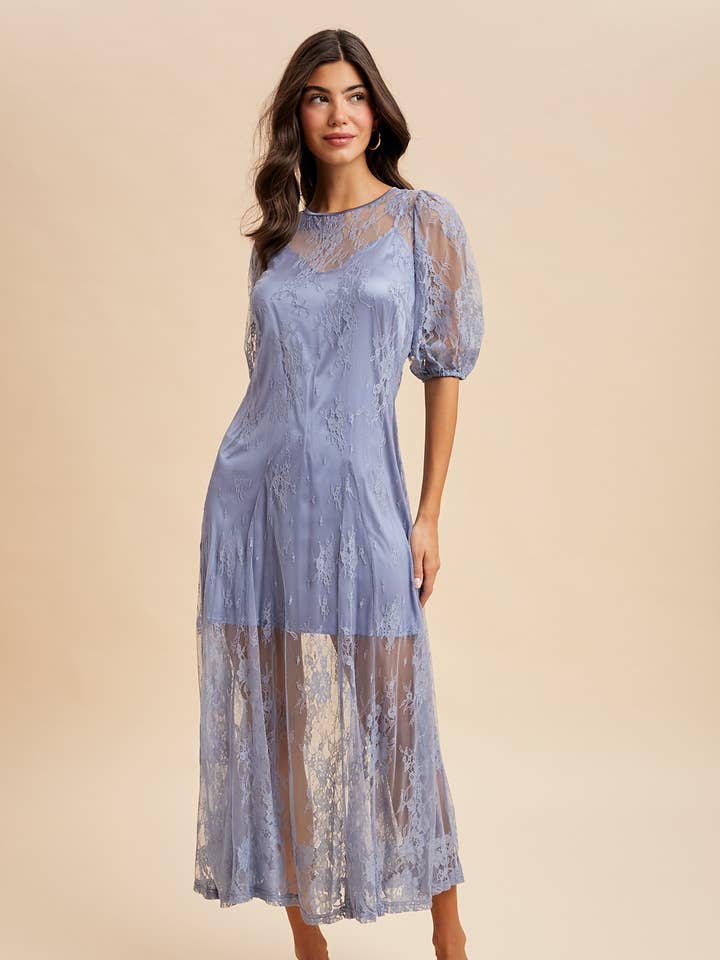 BLONDE MAXI KJOLE MED KORSET RYG for engroshandel hos In Loom