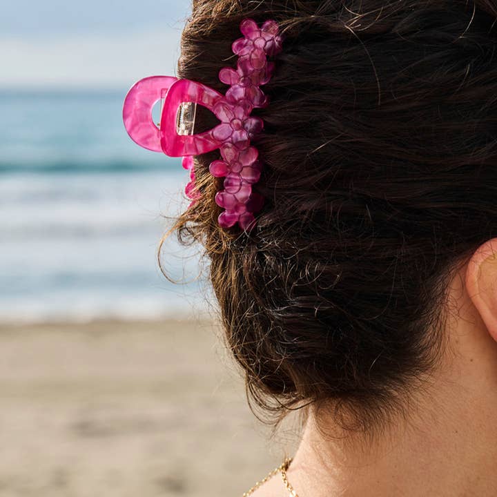 Pinza para el pelo Jeanne fucsia para venta al por mayor de Liet&Joliet