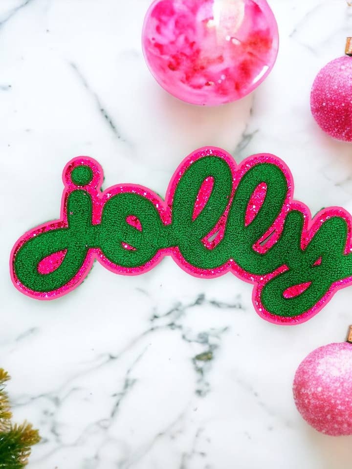 Jolly Green Chenille Alphabet Patch for Holiday Sweatshirt and other Purchase Wholesale chenille patch sweatshirt. Free Returns & Net 60 Terms on Faire trending on Faire.