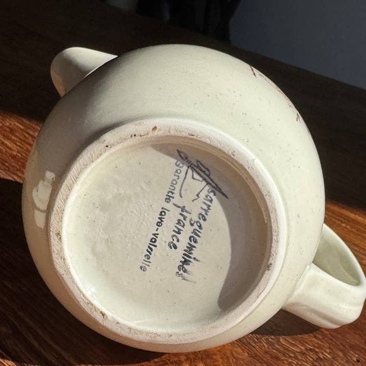 Office Objets - Wholesale Tea Pot - Sarreguemines teapot with thistle patterns H206