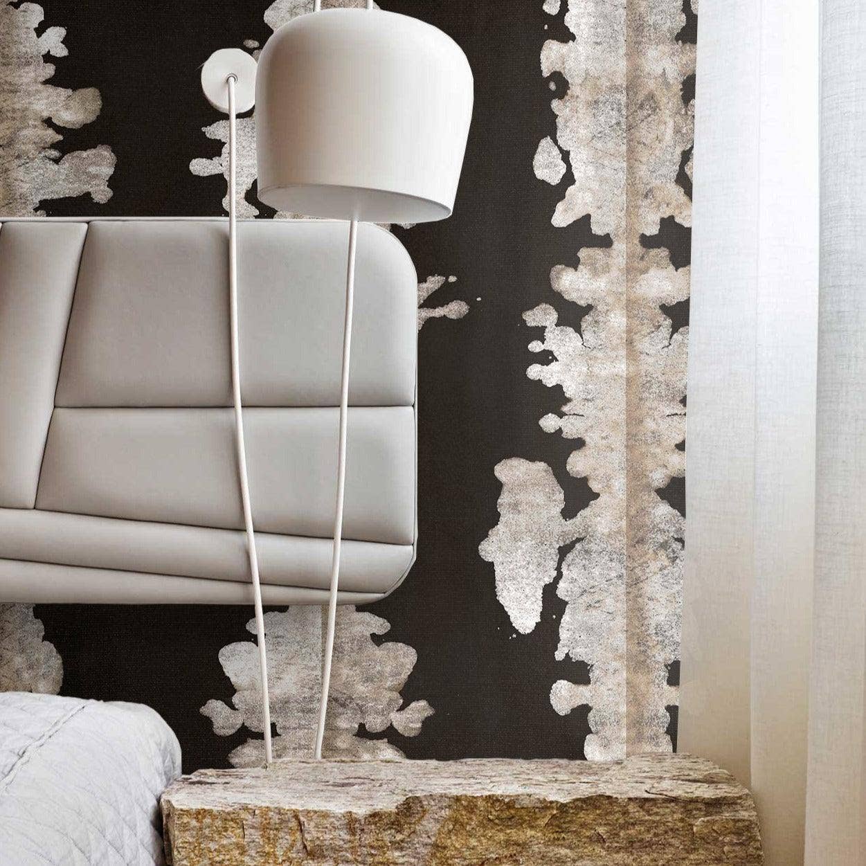 Wallpapers4Beginners – wholesale Tapetrulle – Svartvita bläckfläckar tapet7