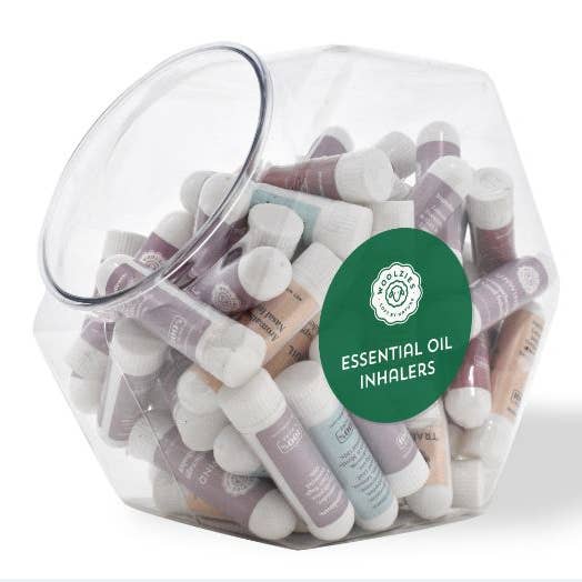 Woolzies - Vendita all'ingrosso Inalatori per aromaterapia - 48 inalatori di oli essenziali con barattolo ALL'INGROSSO!1