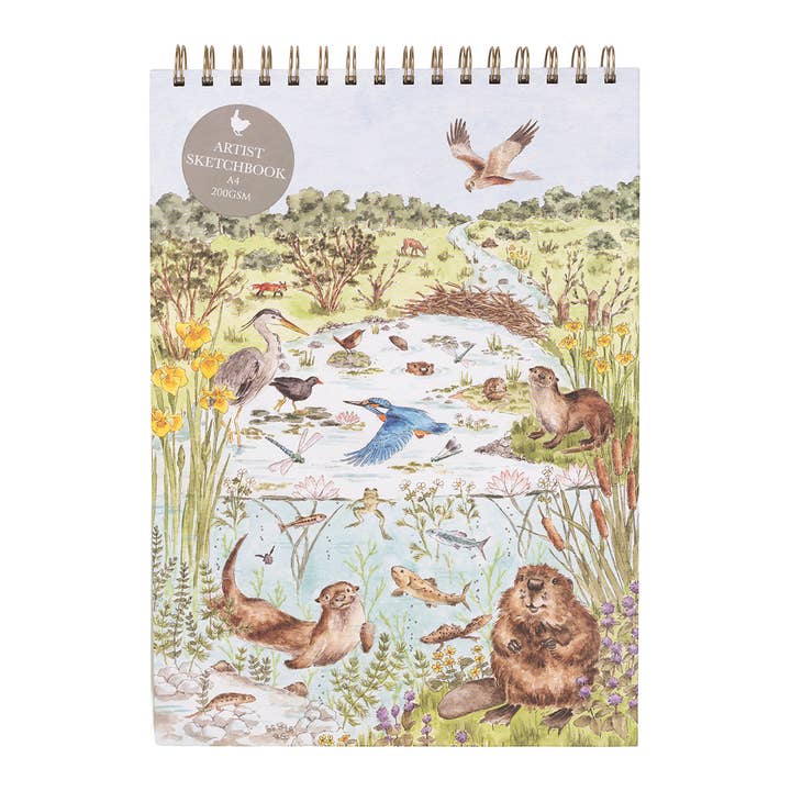 Nature Sketchbook Riverbank for wholesale by Wrendale Designs