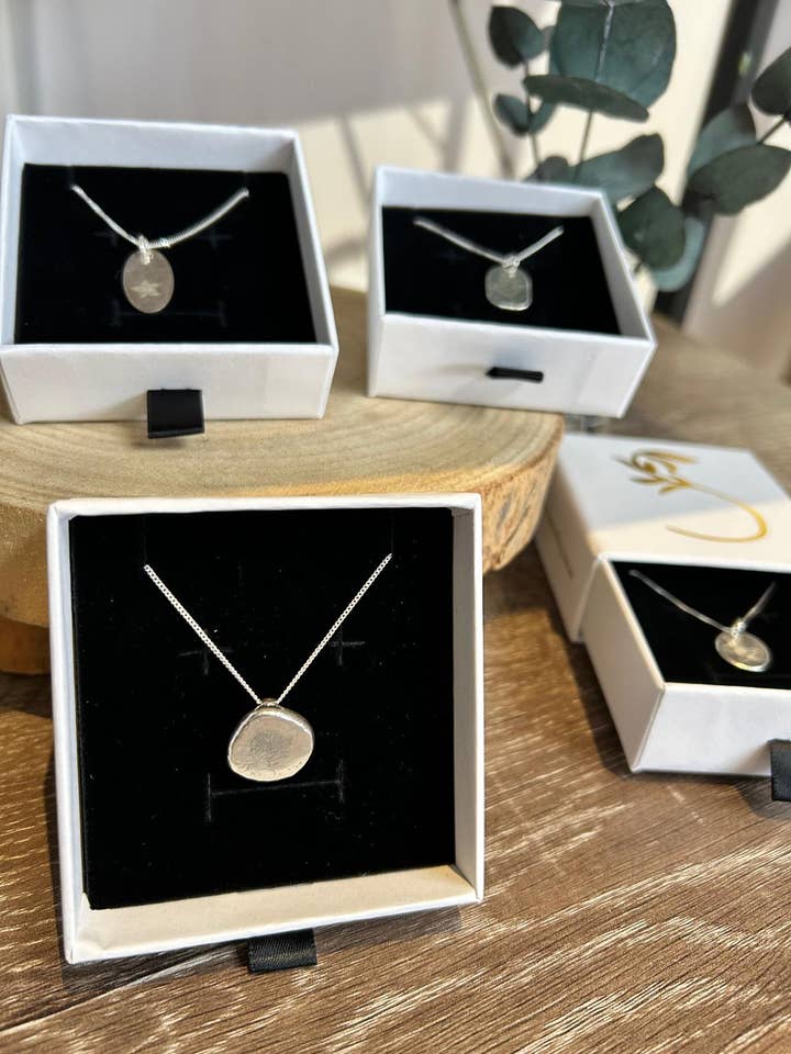 Australian Botanical Necklace for wholesale by Sarah Munnings Jewellery