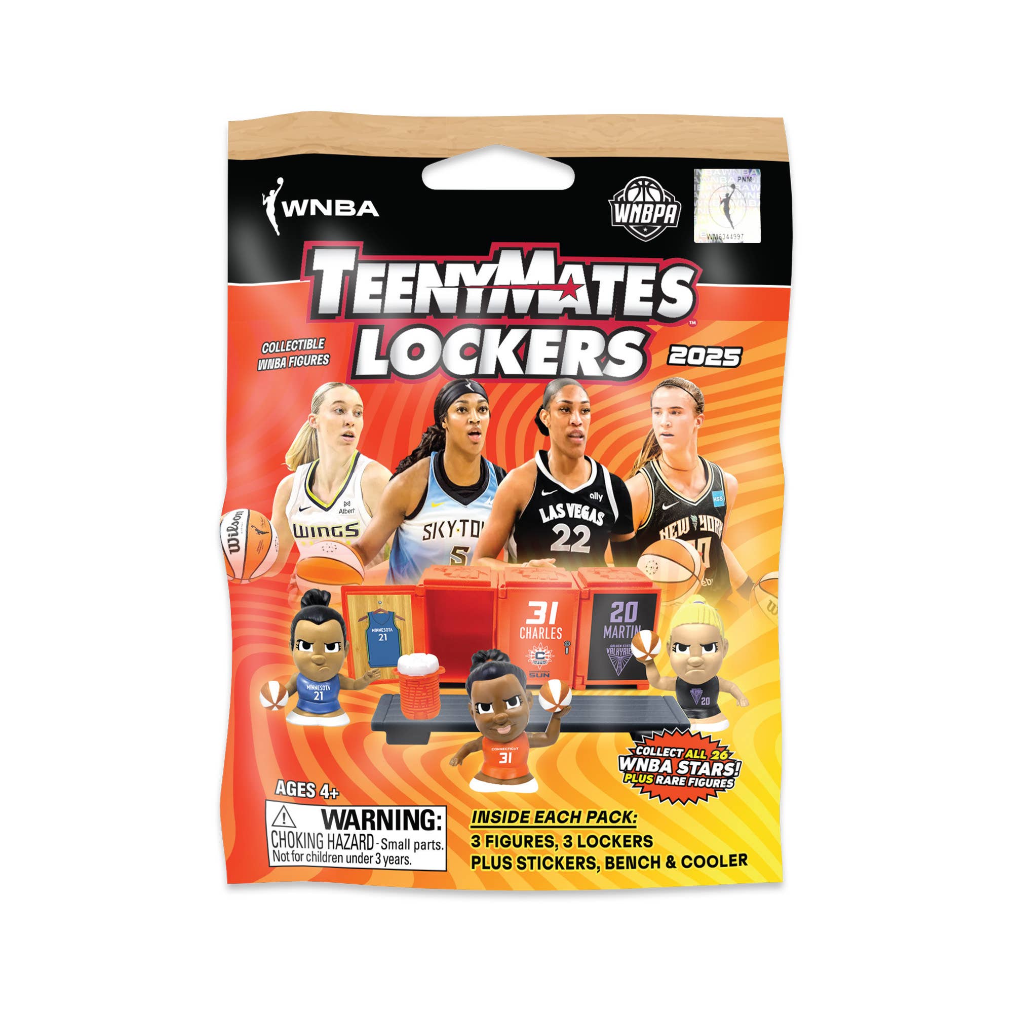 Party Animal, Inc. - Wholesale Figurine Toy - Kids - TeenyMates WNBA 2025 Locker Room Set3