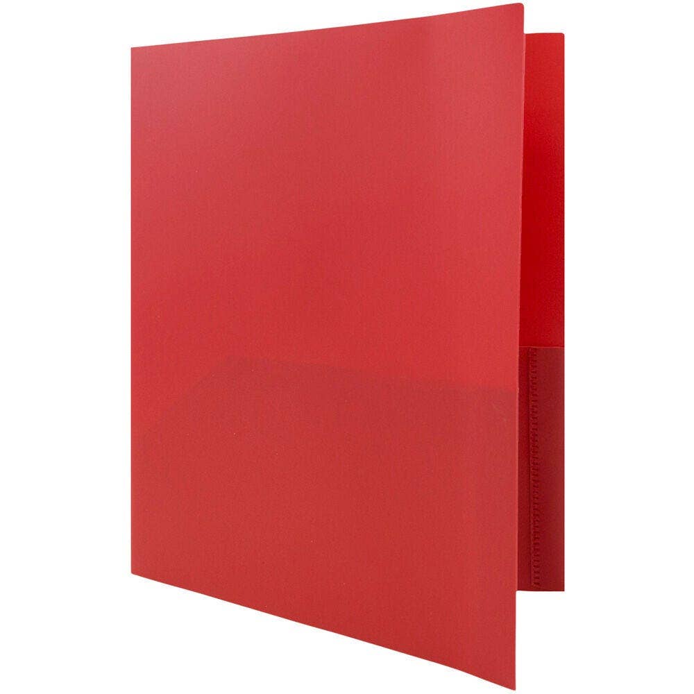 JAM PAPER - Wholesale Folders - Plastic Color POP 2-Pocket Folders with Metal Prongs, 6-Pack4