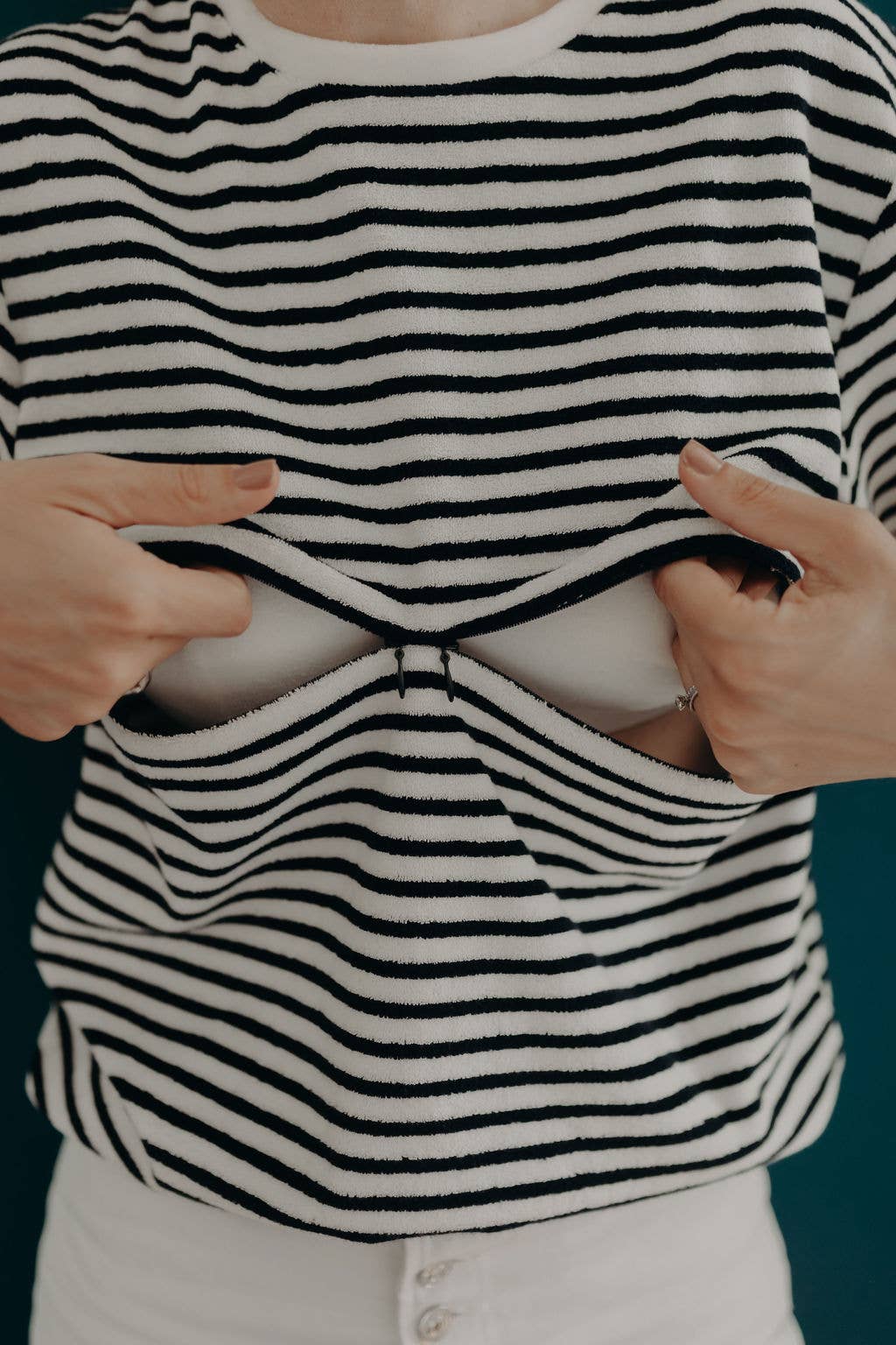 You&Milk - Wholesale Nursing Top - Maternity - Terry nursing T-shirt - La Mèrinière4