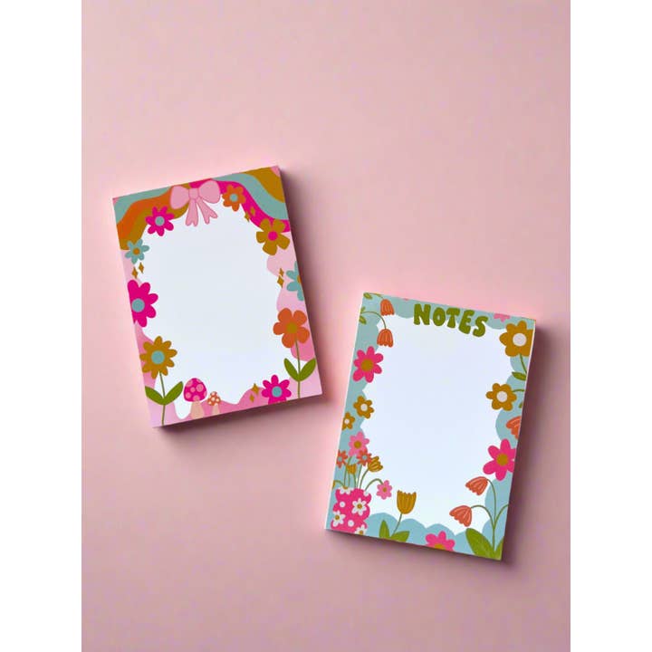 Elle Nicole - Wholesale Notepad - 4x5.5in Notepad - Floral Notes
