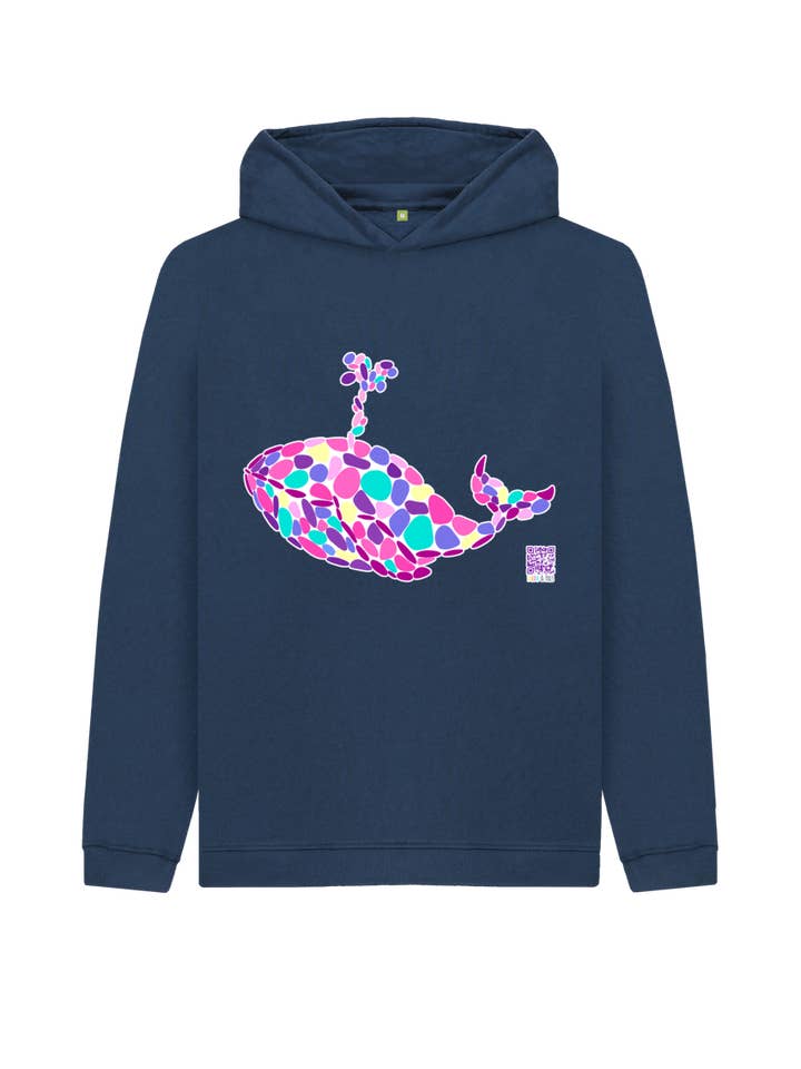 Sudadera con capucha Pink Whale para venta al por mayor de Dodo & Pals