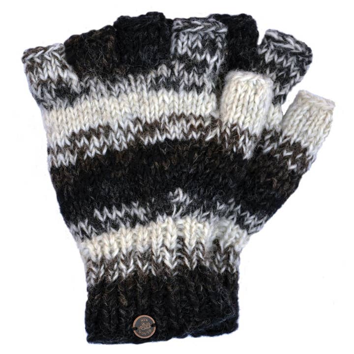Black Yak Ltd - Wholesale Gloves - Unisex - Fingerless Gloves - Pure Wool - Fair Trade14