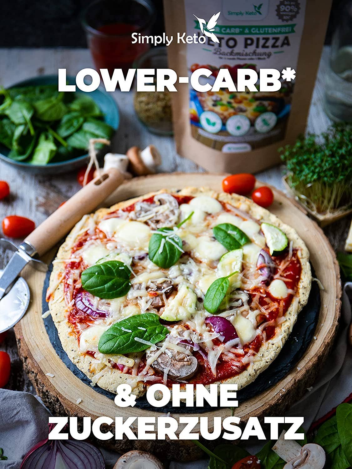 Simply Keto - Vendita all'ingrosso Preparati per pane - Mix per pizza keto a basso contenuto di carboidrati5